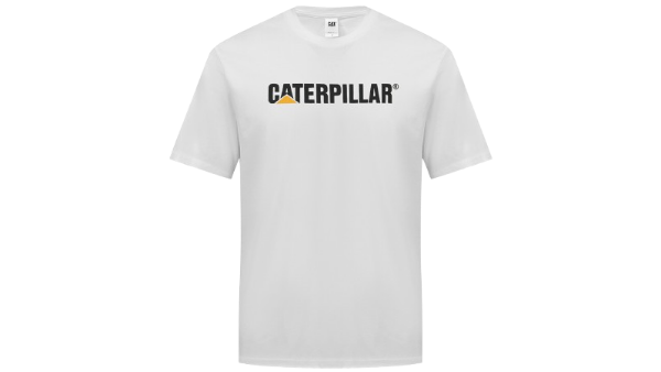 חולצת CAT Bluefield לבנה